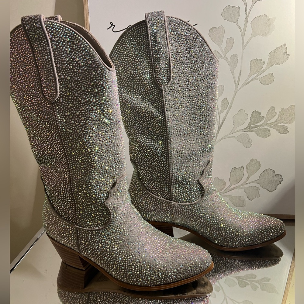 Rhinestone Boots